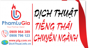 Dịch tiếng Thái sang tiếng Việt